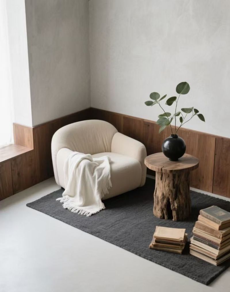 侘寂风家居插花场景的诗意呈现 - 家居知识