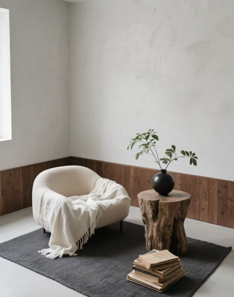 侘寂风家居插花场景的诗意呈现 - 家居知识