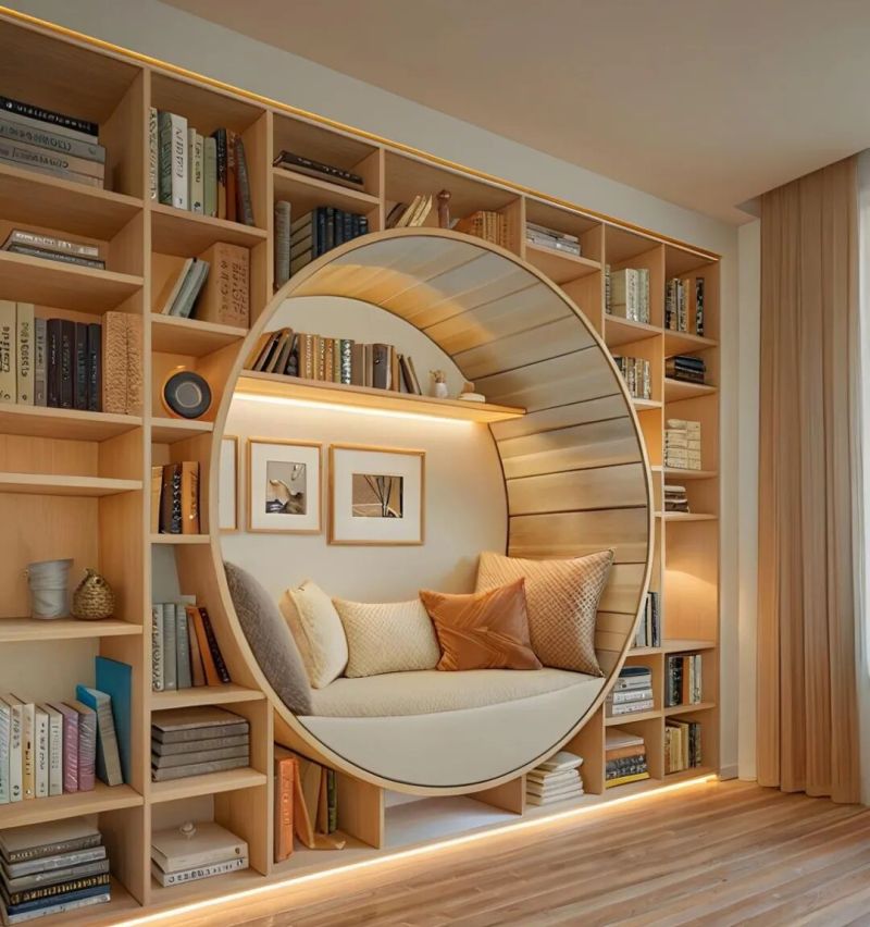 书柜设计｜早就不只是放书的了，现在流行这样玩！ - 家居知识