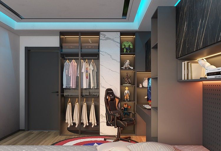 不是柜子，是氛围发动机！RGB电竞主题定制柜全案揭秘 - 家居知识