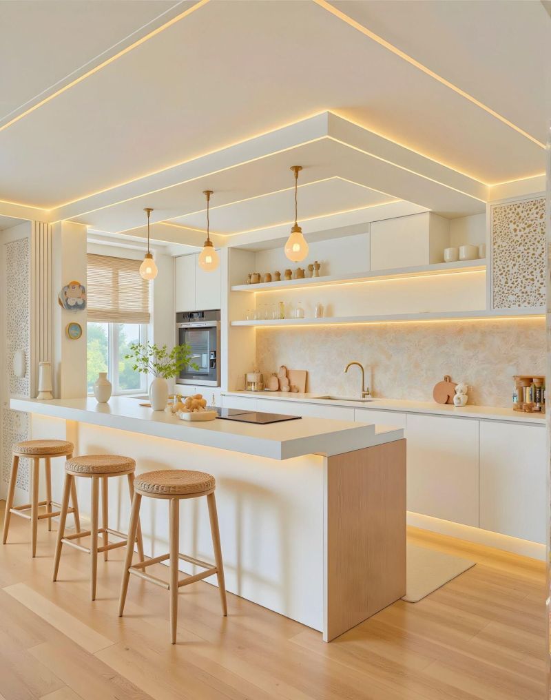 奶油风客厅，暖光氛围感拿捏了~ - 家居知识