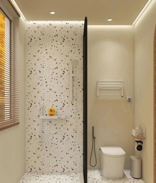 原木奶油浴室无顶喷，真的很哇塞~ - 家居知识