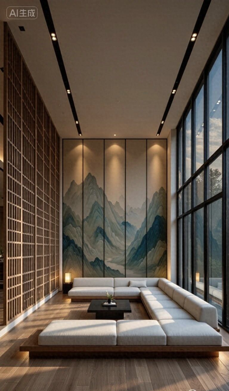 新中式效果图治愈精神内耗引热议