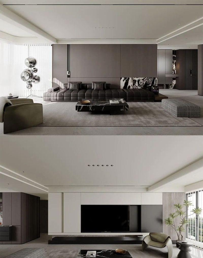 158㎡装修丨意式极简风格设计 - 家居知识