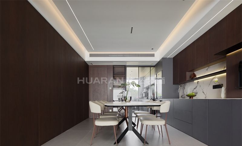 【实景】合肥文一塘溪津门180㎡意式极简风装修设计 - 家居知识