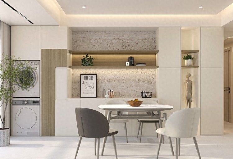 奶油风与漫射光的温柔碰撞，定制家的柔焦美学