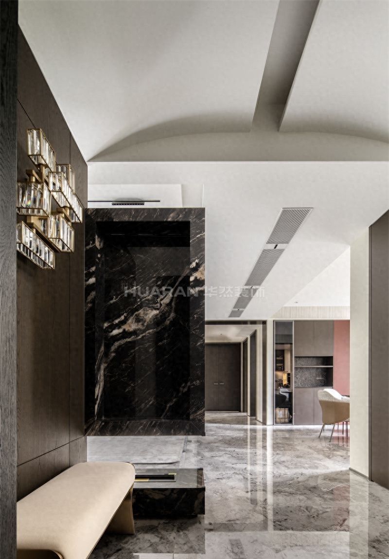 合肥信达公园里210㎡现代意式大平层实景装修案例