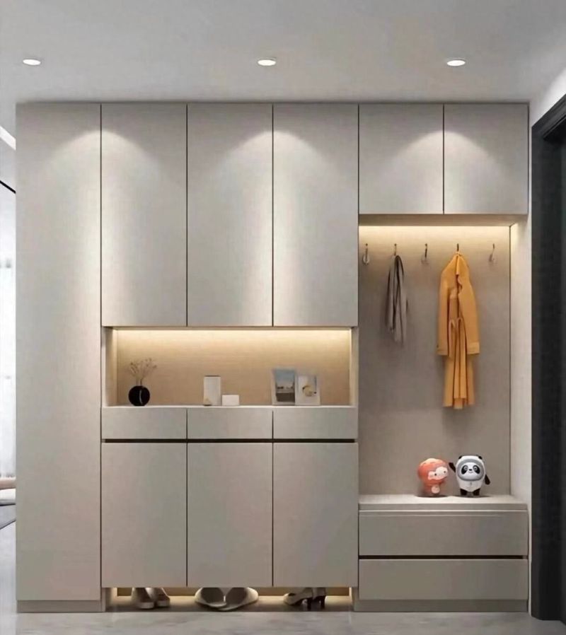 全屋定制鞋柜设计指南，实用与美观的完美结合