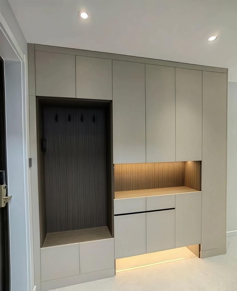 全屋定制鞋柜设计 - 家居知识