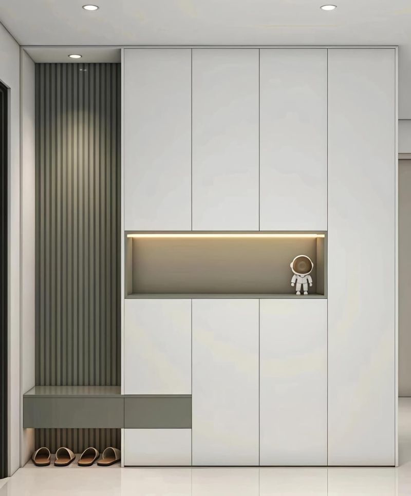 全屋定制鞋柜设计 - 家居知识