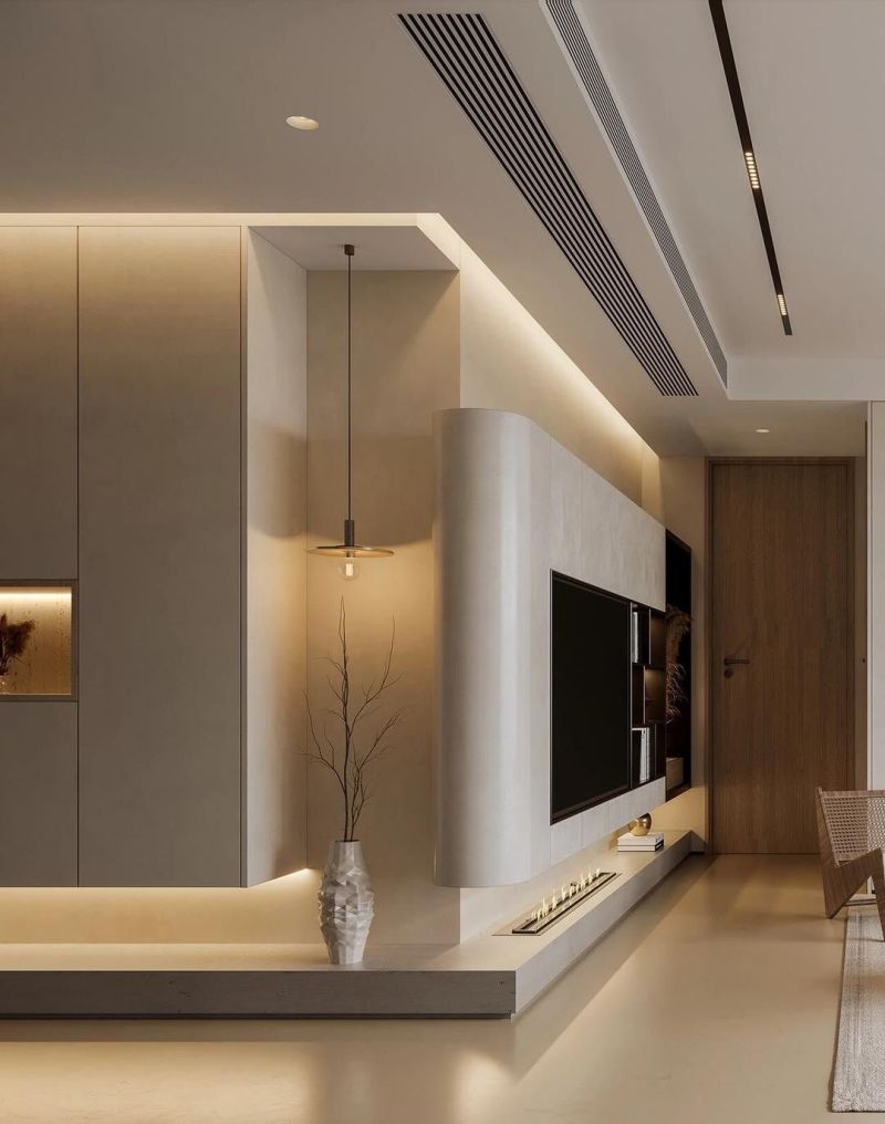 转角电视柜设计 - 家居知识