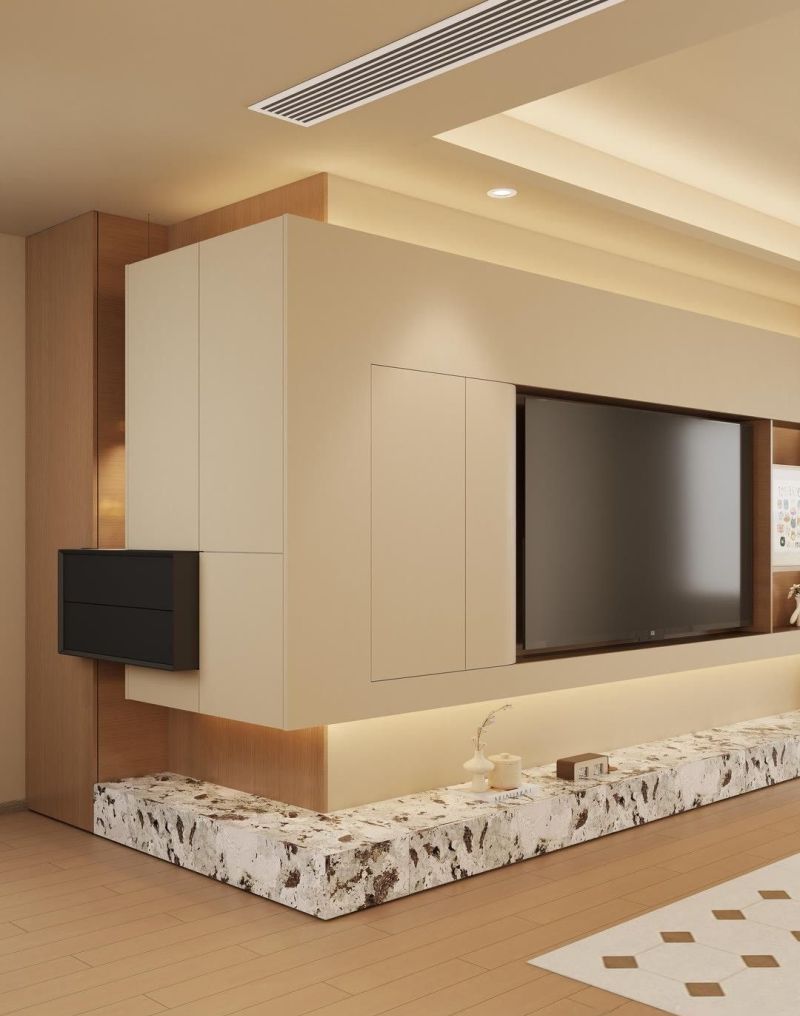 转角电视柜设计 - 家居知识