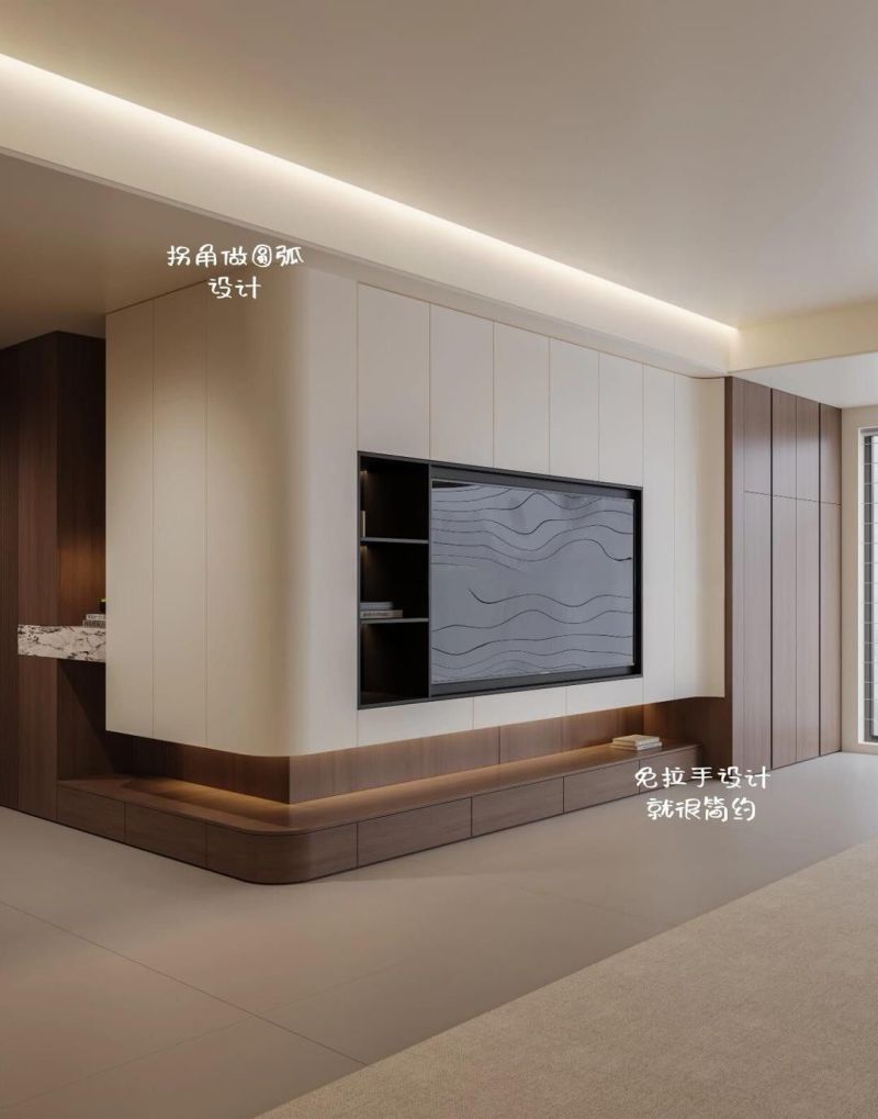 转角电视柜设计 - 家居知识