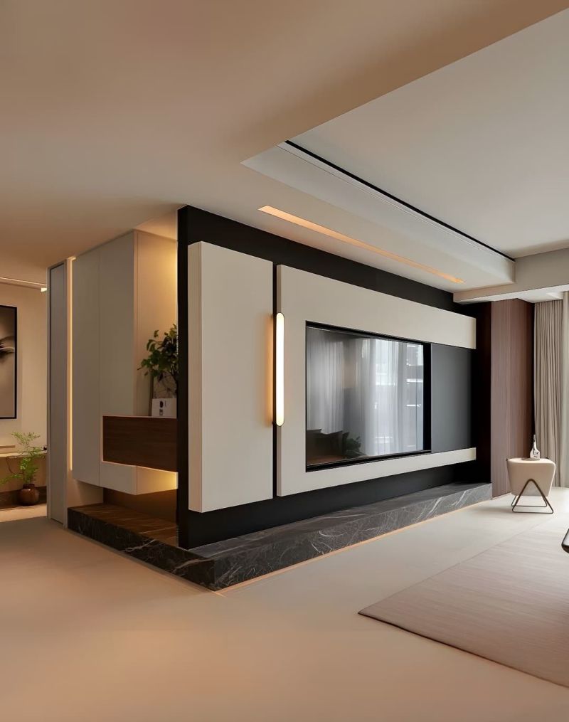 转角电视柜设计 - 家居知识