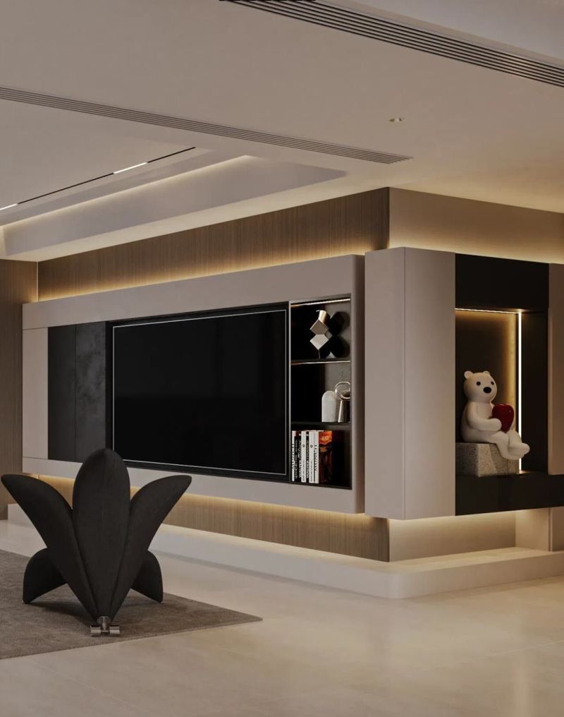 转角电视柜设计 - 家居知识