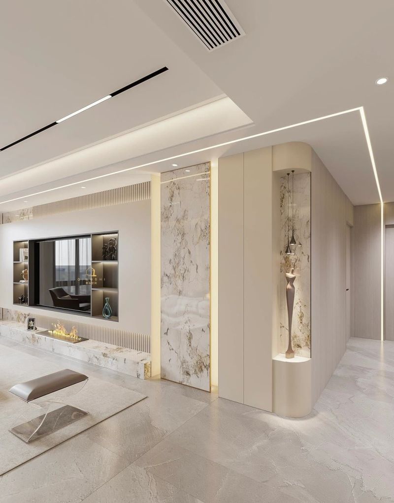 转角电视柜设计 - 家居知识