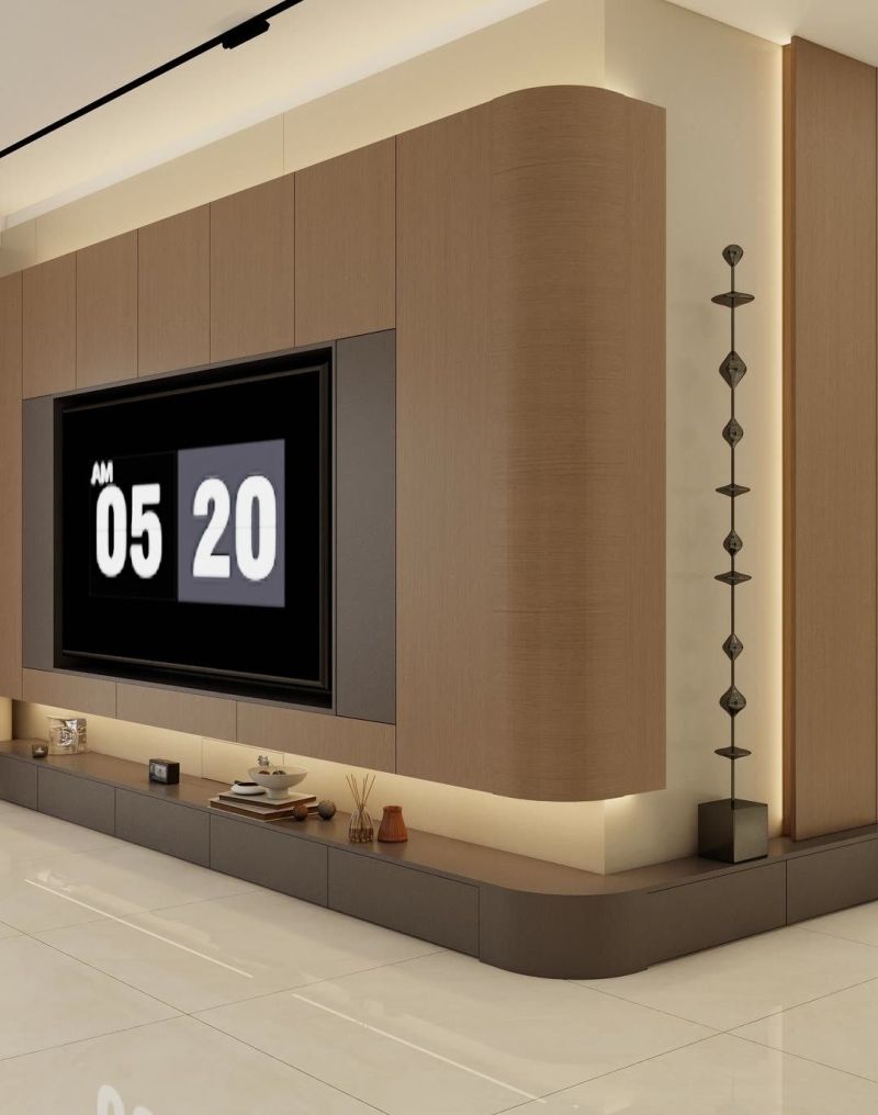 转角电视柜设计 - 家居知识