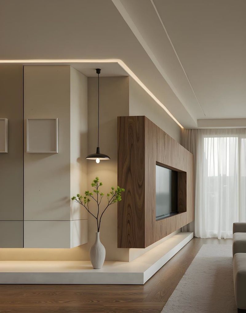 转角电视柜设计 - 家居知识