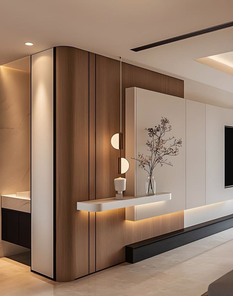 转角电视柜设计 - 家居知识