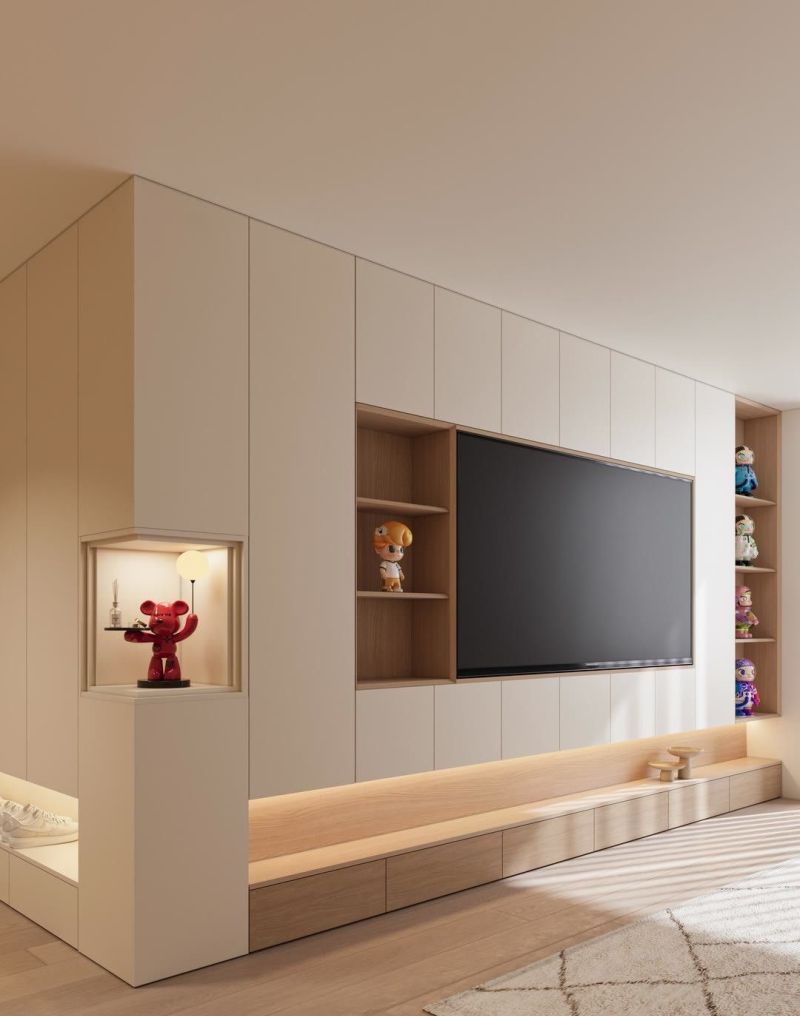 转角电视柜设计 - 家居知识