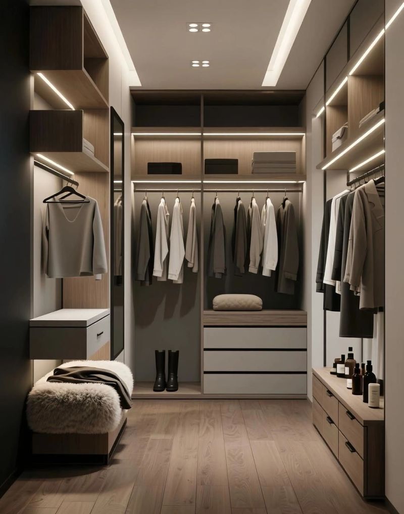 意式风衣帽间设计 - 家居知识