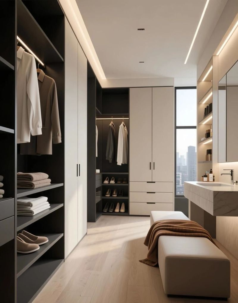 意式风衣帽间设计 - 家居知识