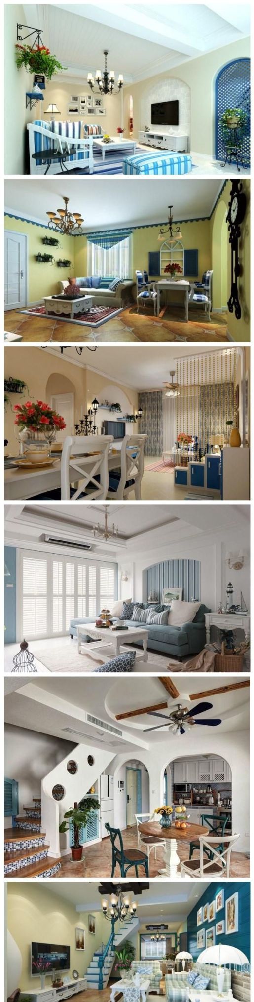 地中海风格装修效果图，夏季装修必看！ - 家居知识