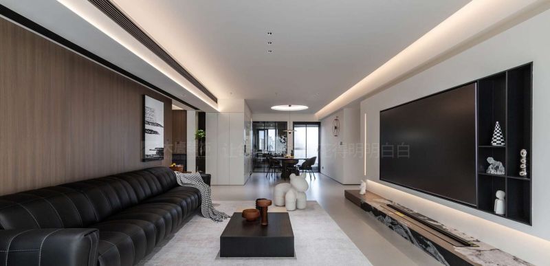 株洲装修设计：206㎡现代风格实景，呼吸每一分时光带来的温柔感 - 家居知识