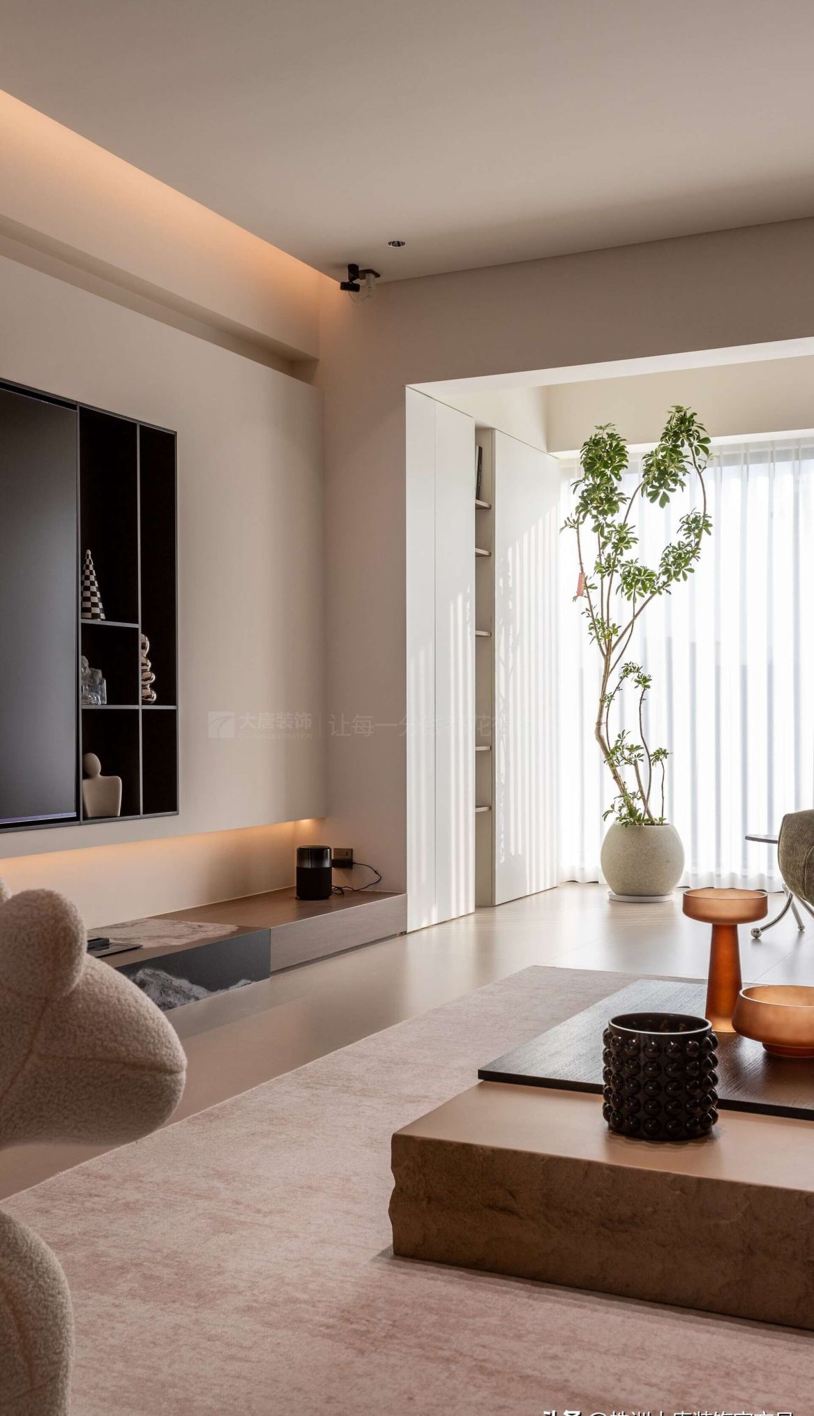 株洲装修设计：206㎡现代风格实景，呼吸每一分时光带来的温柔感 - 家居知识