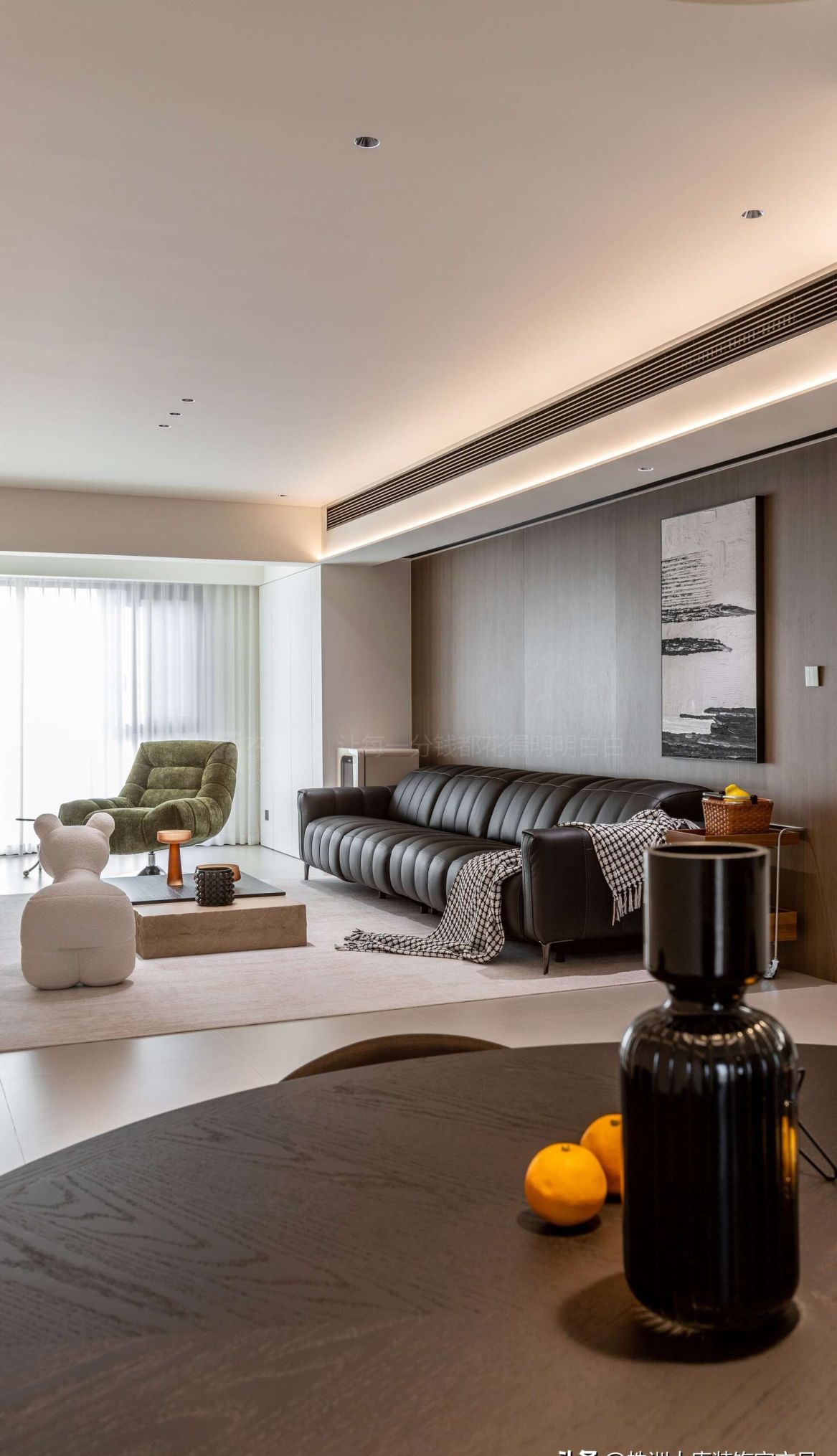 株洲装修设计：206㎡现代风格实景，呼吸每一分时光带来的温柔感 - 家居知识