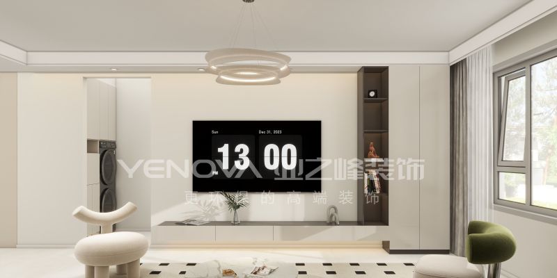 唐山南湖CBD132平方米现代简约风格装修效果案例|业之峰装饰 - 家居知识