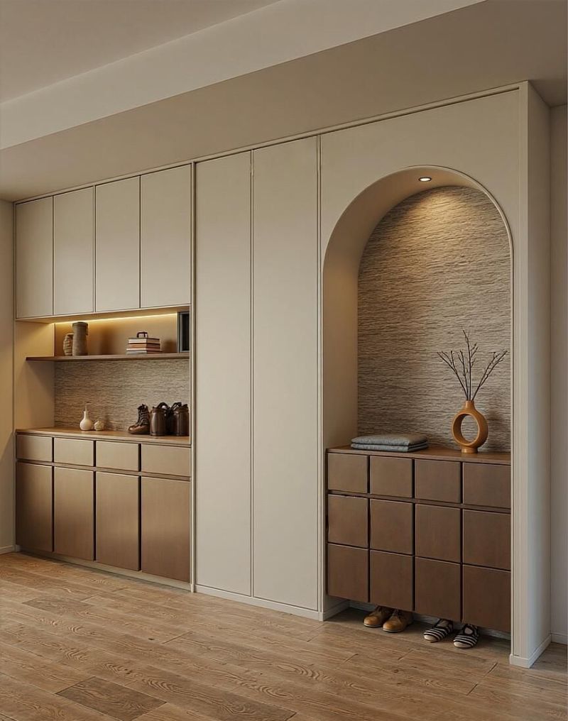 进门就惊艳！定制玄关柜合集一看一个不吱声！ - 家居知识