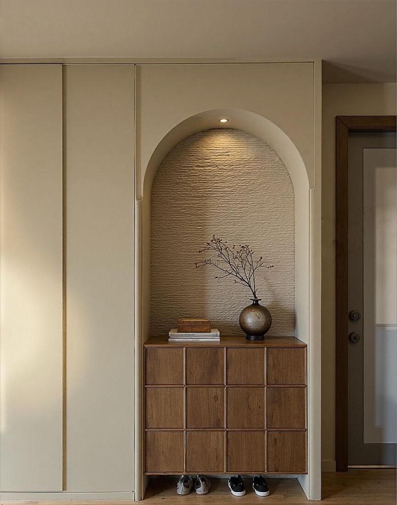进门就惊艳！定制玄关柜合集一看一个不吱声！ - 家居知识