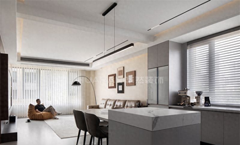 合肥文一塘溪津门玉津府152㎡现代简约风实景装修设计案例