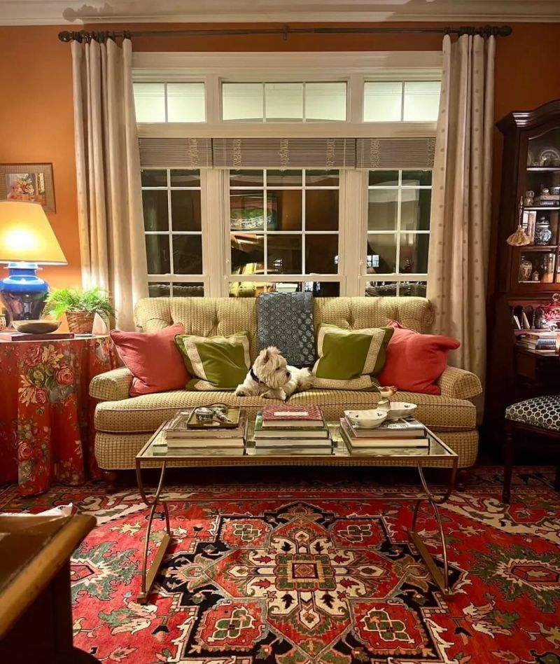 美式小屋，传统经典家具华丽地毯装饰，与宠物一起优雅生活 - 家居知识
