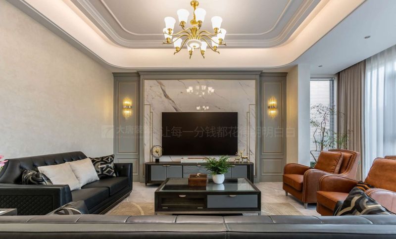 株洲装修设计：300㎡美式轻奢风格叠墅装修实景，心中的栖居梦 - 家居知识