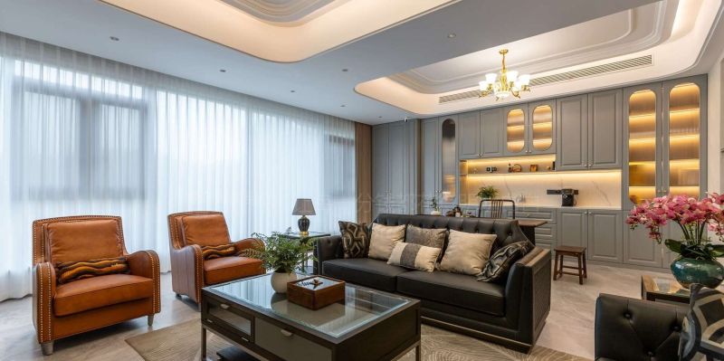 株洲装修设计：300㎡美式轻奢风格叠墅装修实景，心中的栖居梦 - 家居知识