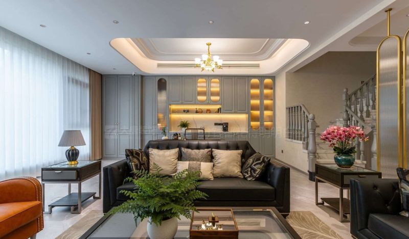 株洲装修设计：300㎡美式轻奢风格叠墅装修实景，心中的栖居梦 - 家居知识