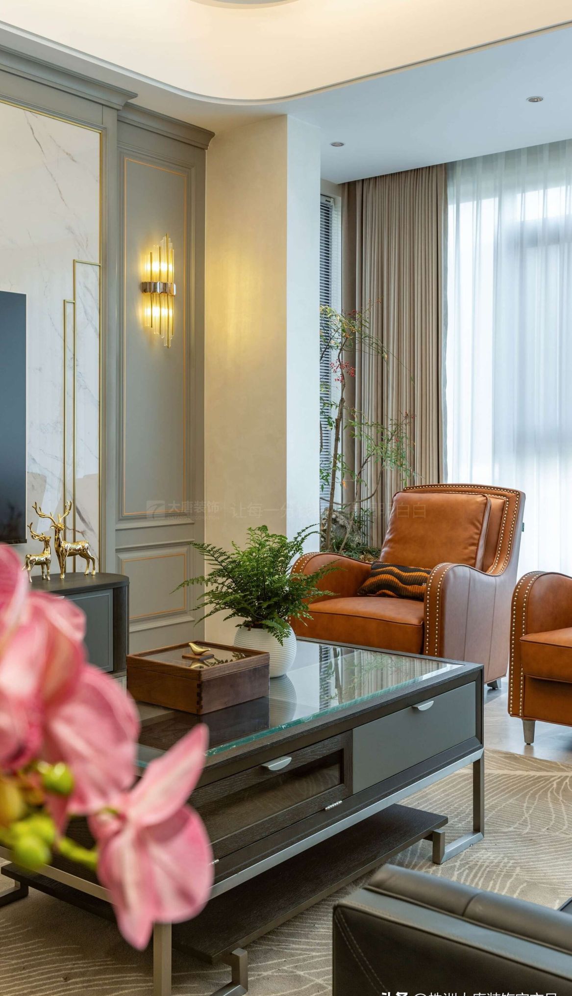 株洲装修设计：300㎡美式轻奢风格叠墅装修实景，心中的栖居梦 - 家居知识