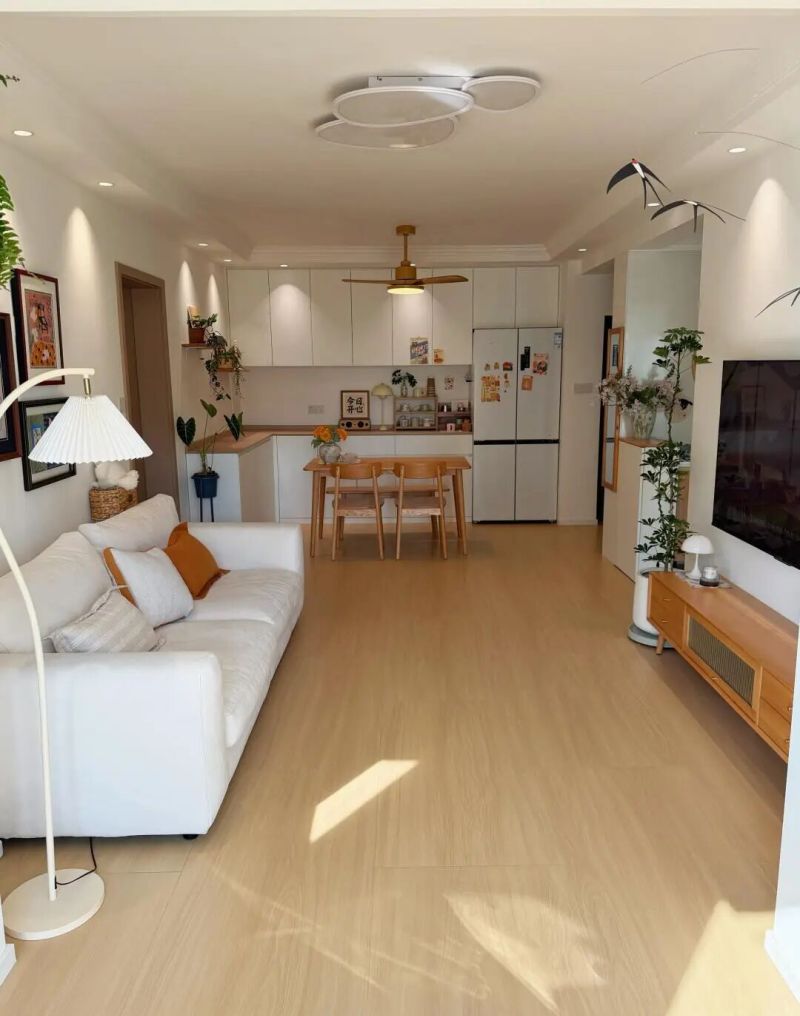 套内只有72㎡，选择了原木风装修风格，入住两年了依然很喜欢！ - 家居知识