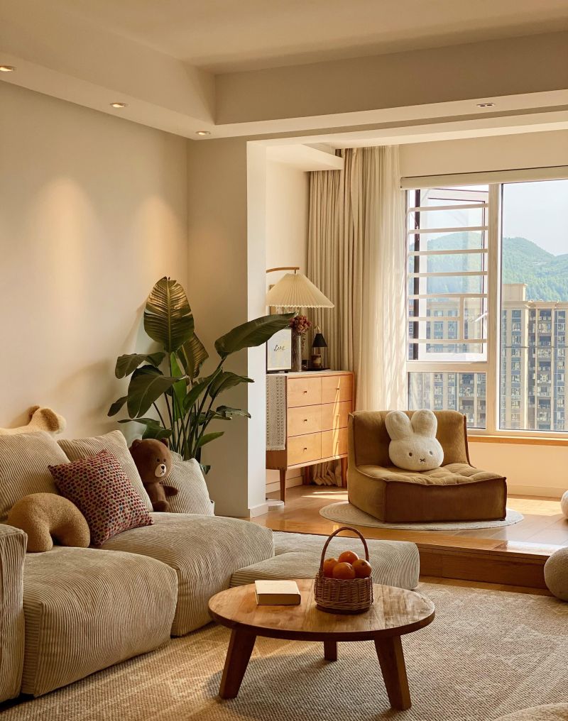 呆在这个房子里 我都可以不出门…原木风#地台设计 - 家居知识