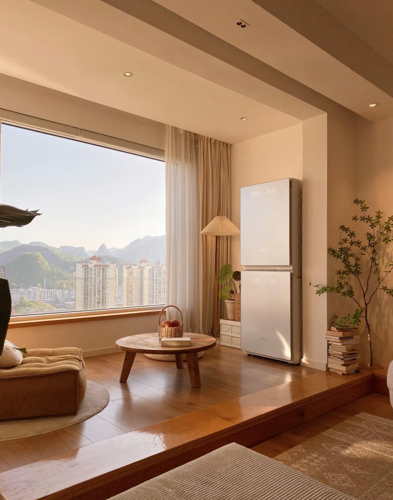 呆在这个房子里 我都可以不出门…原木风#地台设计 - 家居知识