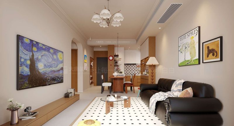 株洲装修设计：55㎡法式风格装修，属于公寓的慵懒感 - 家居知识