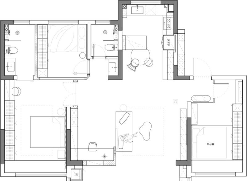140㎡大横厅+长阳台，法式中古风美出圈！ - 家居知识