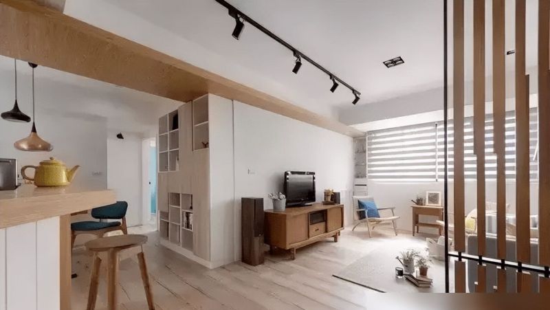 新房装修时，媳妇一意孤行要装原木简约风，亏得最后效果还不错 - 家居知识