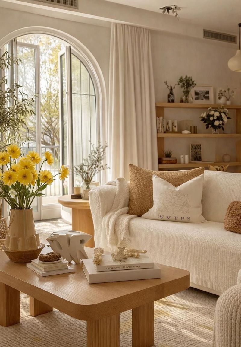 慵懒法式客厅，简约之美 - 家居知识