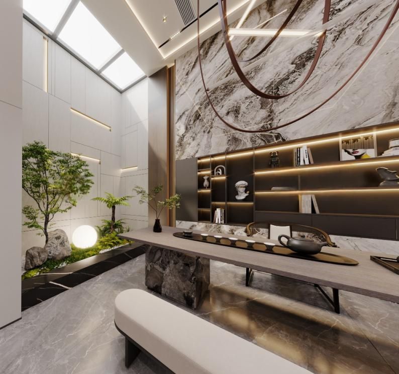 459㎡意式轻奢风别墅装修-诸暨中茂府 - 家居知识