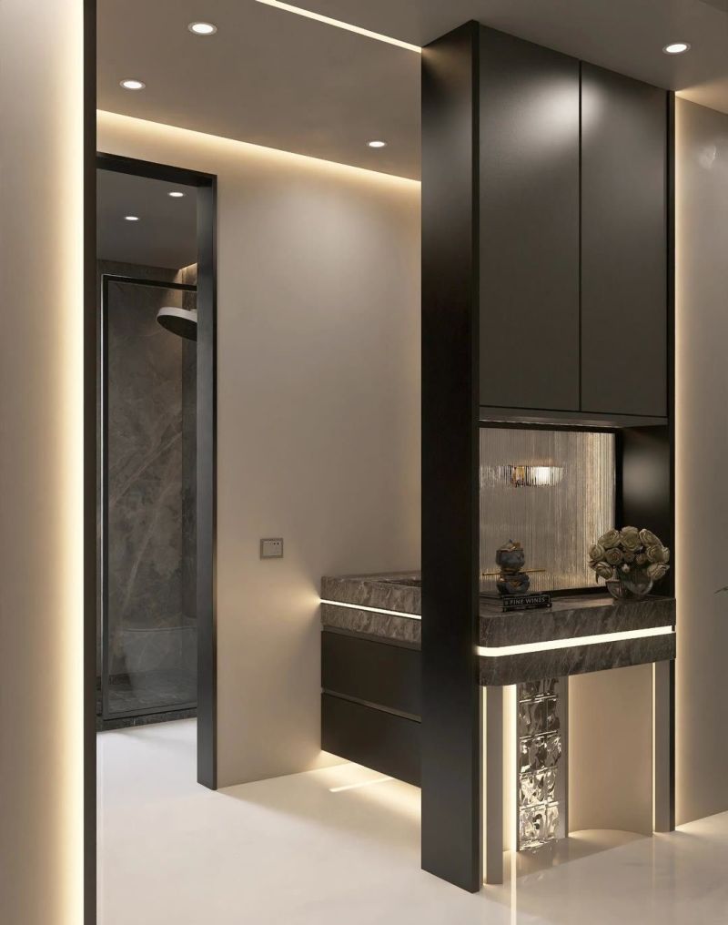 意式极简干湿分离设计 - 家居知识