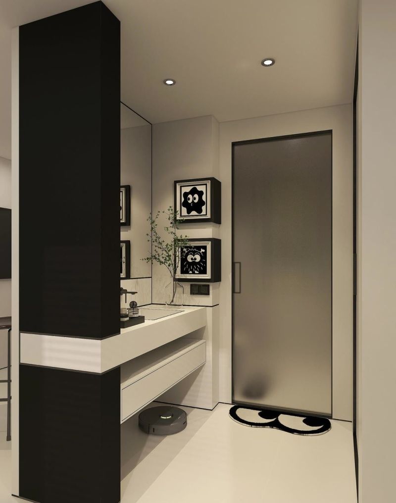 意式极简干湿分离设计 - 家居知识