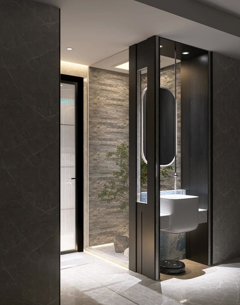 意式极简干湿分离设计 - 家居知识